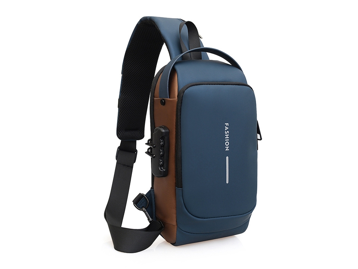 Bolsa Transversal Universal Antifurto Azul Siurn
