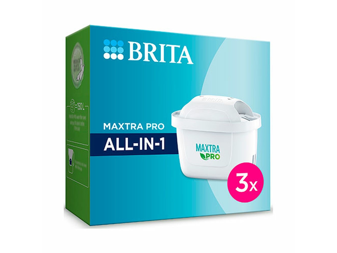Cartuchos Filtrantes - Brita - Maxtra Pro - Pacote De 3 - Elimina Impurezas - Melhora O Sabor Da Água