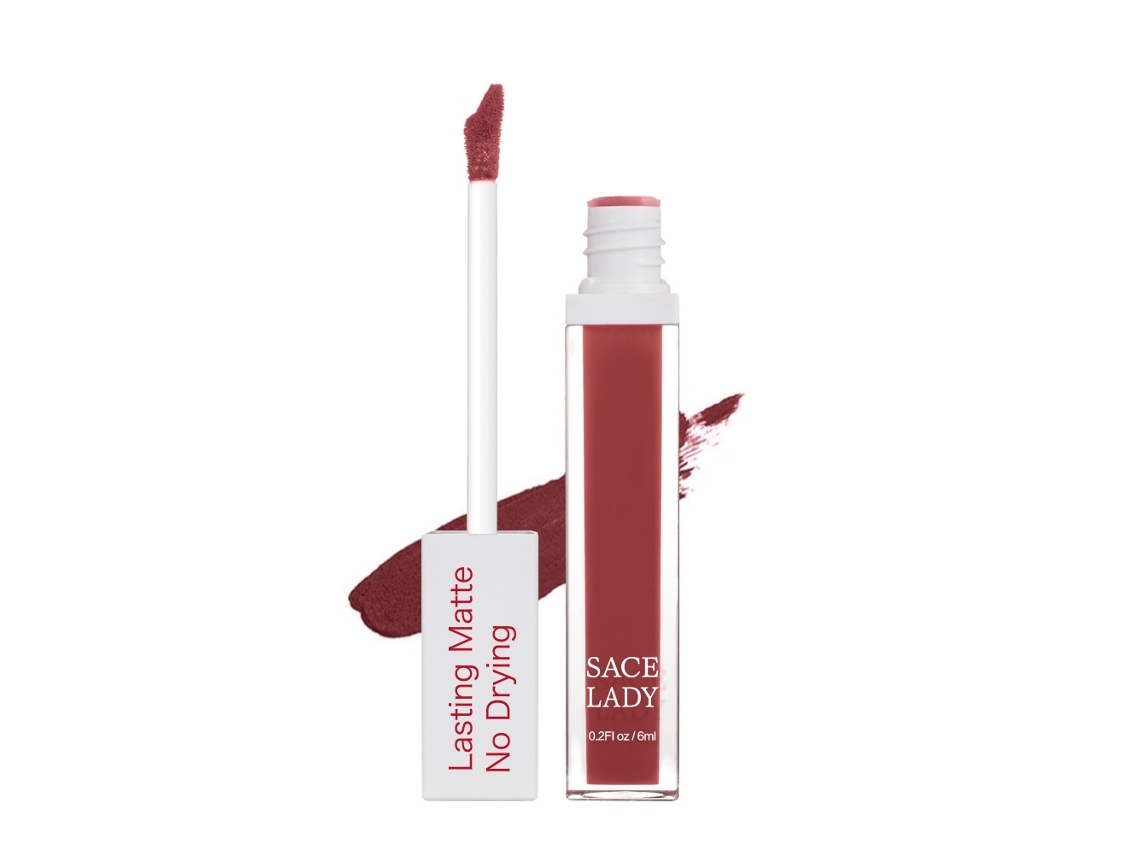 6ml 23 Colores Labial Líquido Mate Impermeable Duradero No Pegajoso Brillo Labial Cosmético (17)