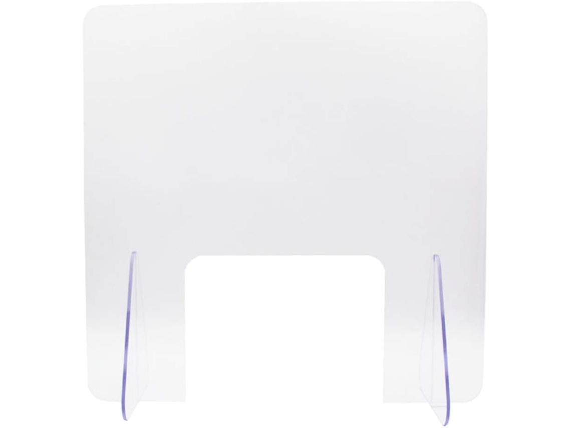 Protetor De Mesa Contra Espirros Em Acrílico Transparente