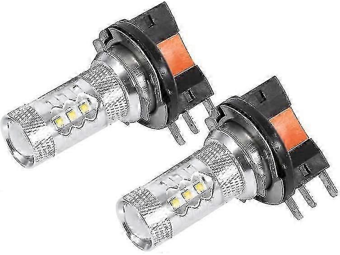 2pcs 80w H15 Led Pears Daytime Running Light Lamp For Car Headlight White