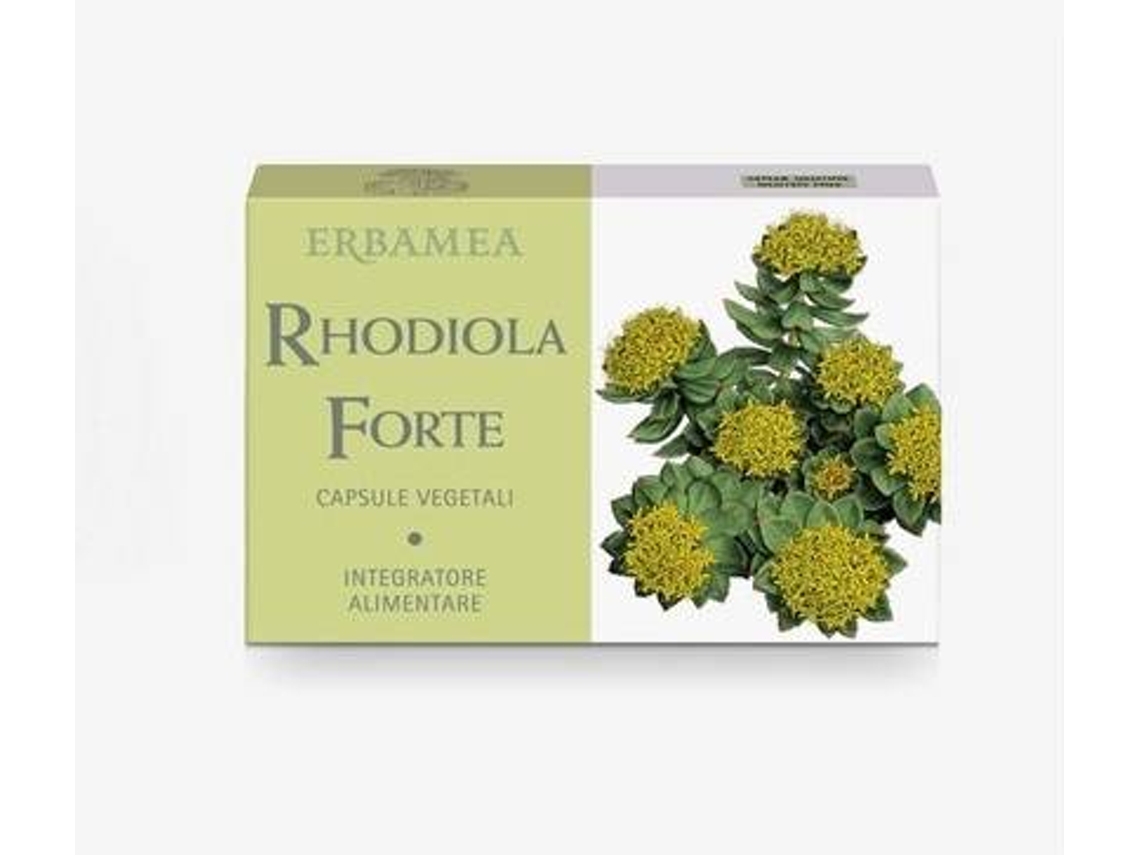 Suplemento Alimentar ERBAMEA Rhodiola Forte (24 cápsulas vegetais de 691mg)
