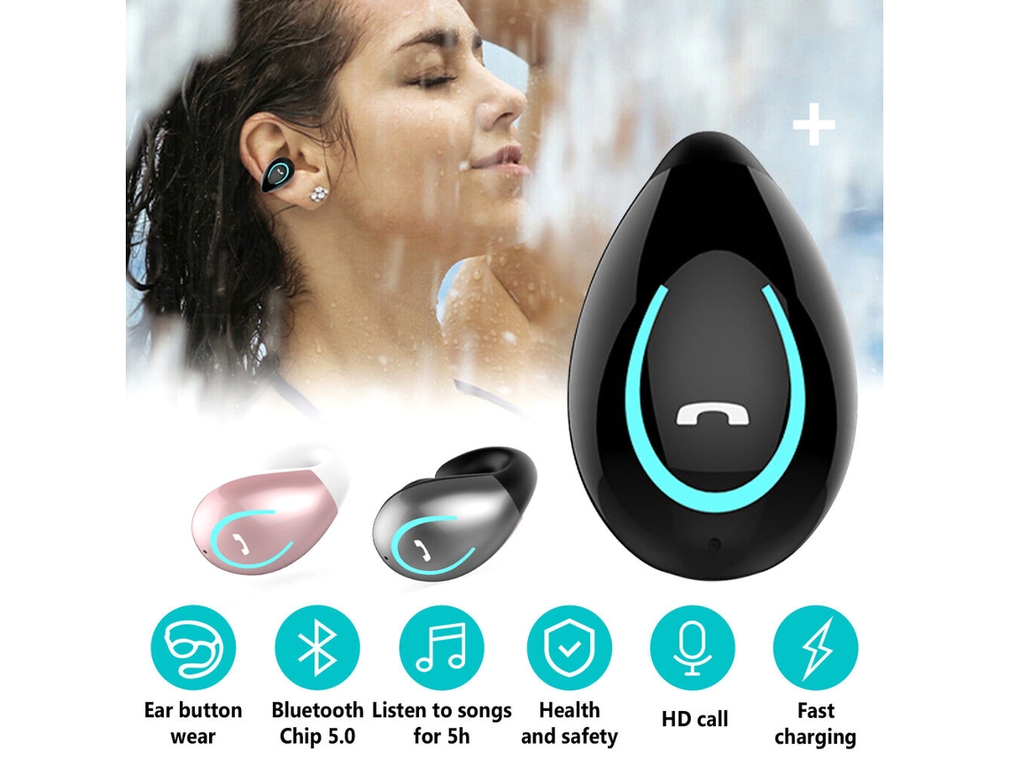 Auriculares Bluetooth True Wireless Wireless Bluetooth 5.0 Earpiece Semi Open Back Trucker Ear Clip Earbud