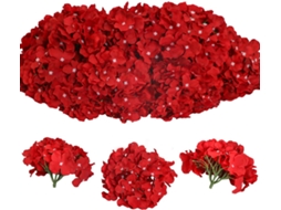 10 Unidades de Hortênsia Artificial, Flor de Hortênsia Falsa com S AQUAFORGE