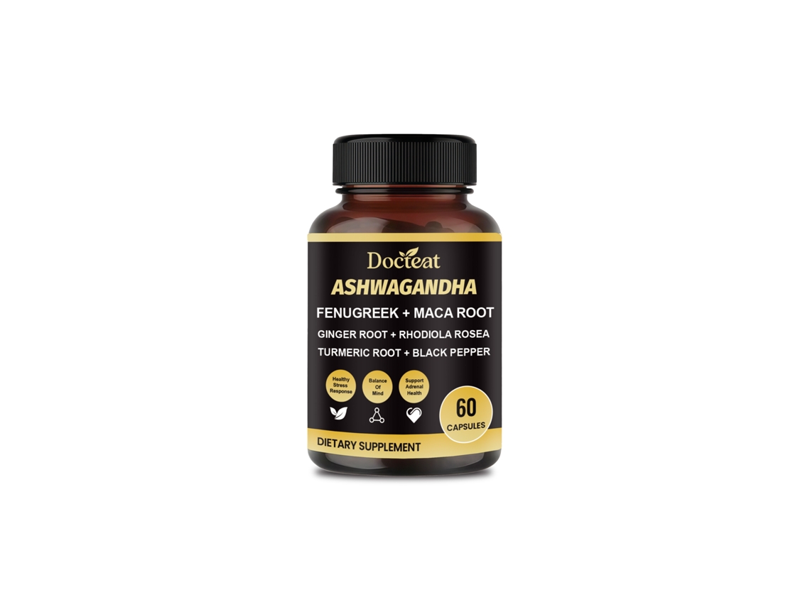 Ashwagandha em Cápsulas para Redução do Estresse e Estímulo Ao Bem estar Emocional LAXISCREED