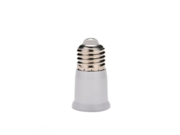 2026-adaptador Conversor E27 Para E27 Para Lâmpadas Led Halógeno Filamento Cfl 65mmx35mm