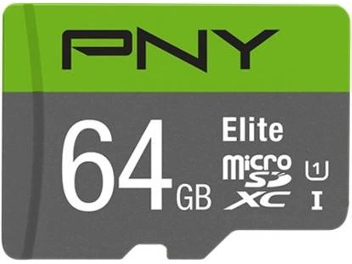 CartÃ£o de MemÃ³ria Micro SD PNY Elite 64 GB