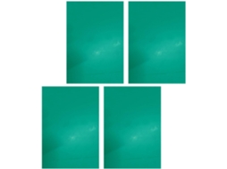 Conjunto de 4 tábuas de corte TOPBATHY em PVC para artesanato e gravação | S/MARCA