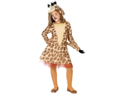 Fato de Menina DISFRAZZES Girafa (Tam: 3 a 4 anos)
