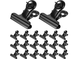 Clips de metal para fixar recados e fotos, 30 unidades resistentes para paredes em escolas e carteiras.
