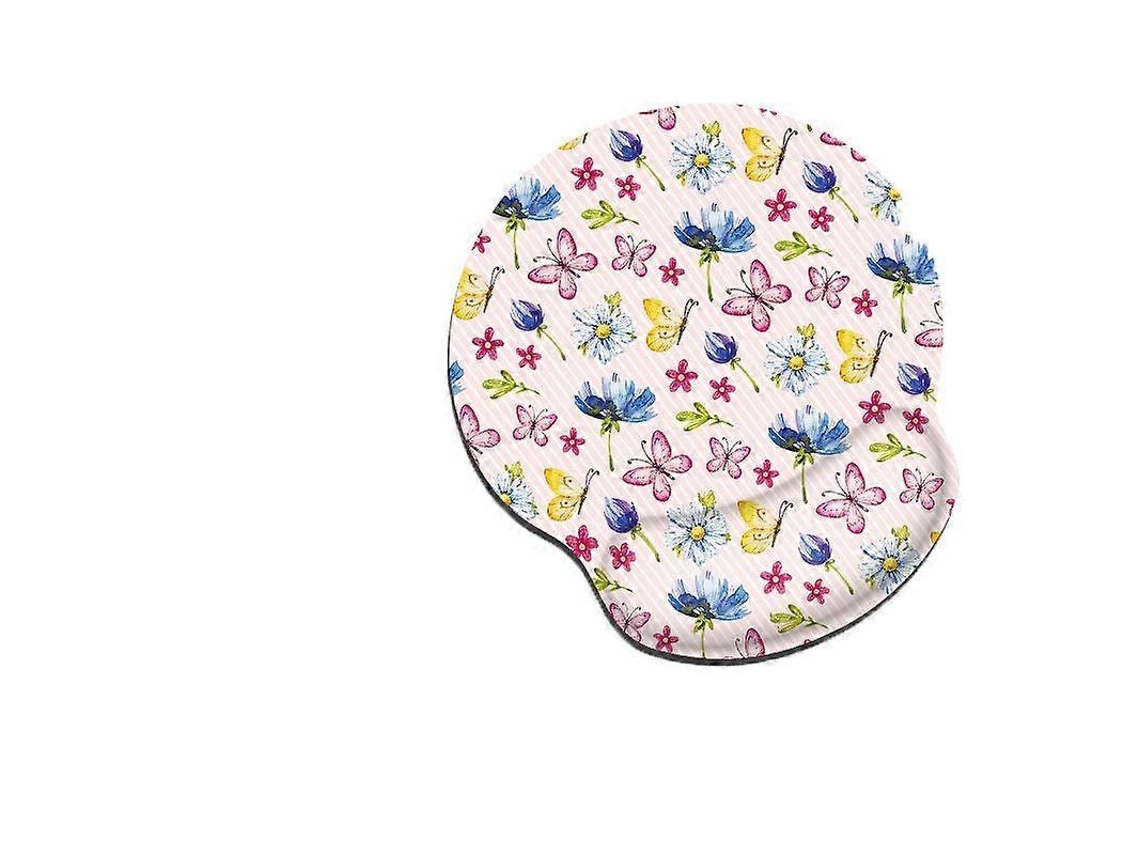 Mousepad De Pulso Em Espuma Viscoelástica De Recuperação Lenta Folha De Borboleta Margarida Olysi Shop
