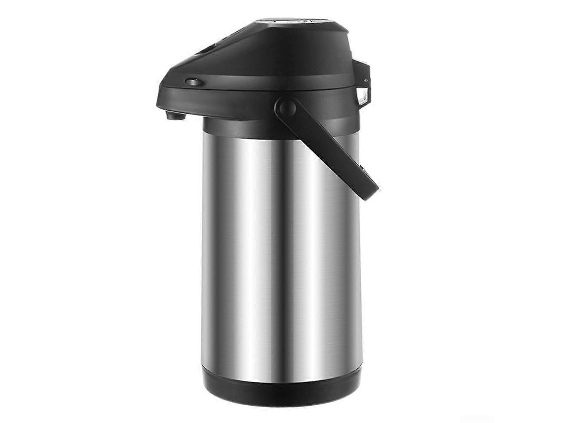 Jarra Térmica De Aço Inoxidável Para Café, Grande, Com Capacidade Para 9 Litros, E Dispensador De Bebidas Com Bomba De Fácil Manuseio.