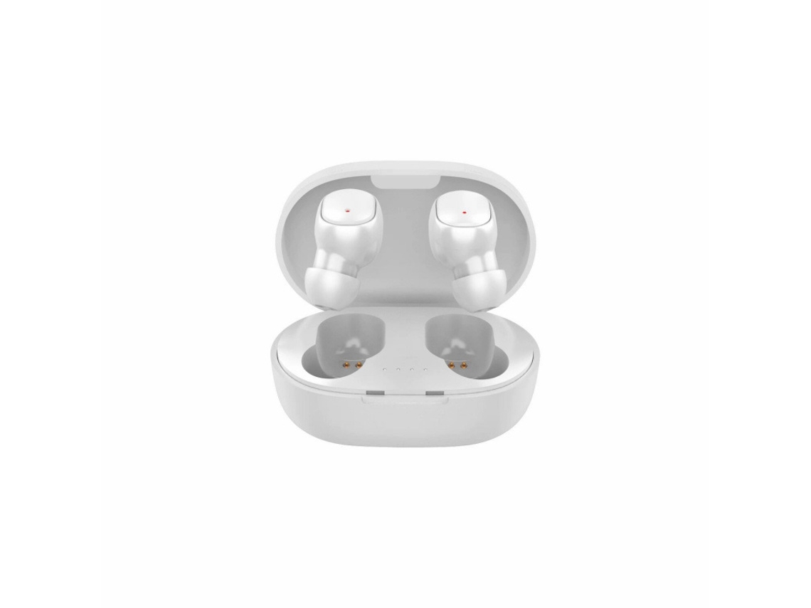 Auriculares Bluetooth A6s Tws Brancos Compactos, Ligação Estável, Longa Espera, Compatível Com Telemóveis E Tablets