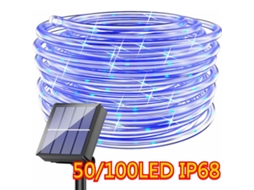 100 Led Solar Tubo De Corda Luzes De Fada Tira À Prova Dágua Decoração De Jardim Ao Ar Livre SUNNY SPACES