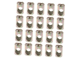 Zerodeko 20-porcas Cilíndricas M6x15mm Para Montagem De Camas E Berços, Material Duro Em Liga De Zinco E Melhor Fixação