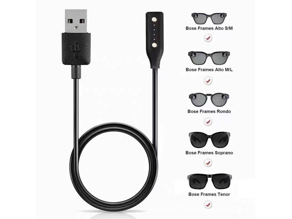 Carregador Eifson Para Óculos De Sol Com Áudio Bose Frames Alto/rondo/soprano/tenor, Usb (compatível)