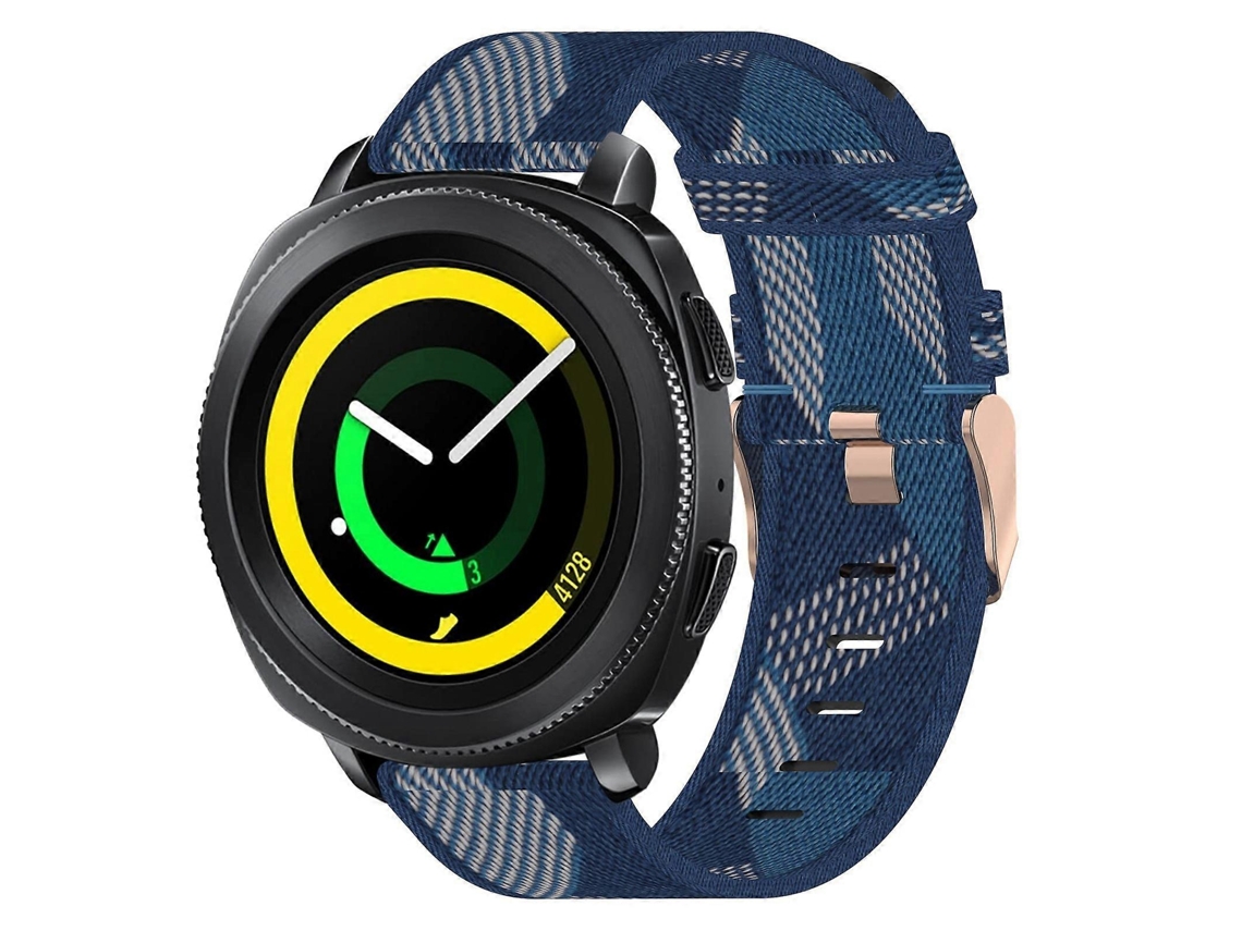 Pulseira De Nylon Trançado De 20 Mm Para Samsung Gear Sport