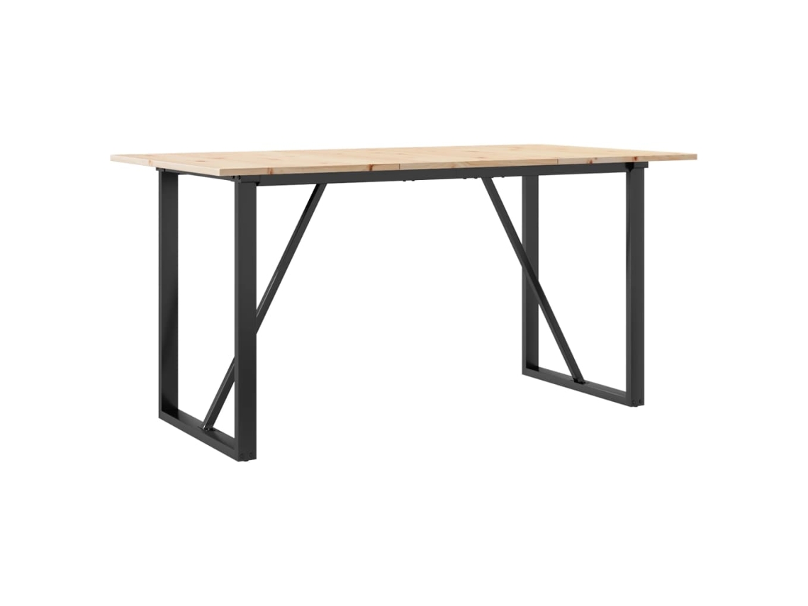 Dining Table, Dining Tables Vidaxl Marrom Madeira De Pinho (160 X 80 X 75 Cm)