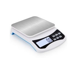 Balança Digital de Cozinha para Alimentos Dietéticos e Padaria 5kg/0,1g Recarregável em Inglês