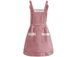 Escolha Sólida - Toalha De Cozinha De Algodão - Vermelho - Toalha Com Bolsa - Senhoras - Cozinha/refeição - Projeto De Estilo - 77x79 Cm