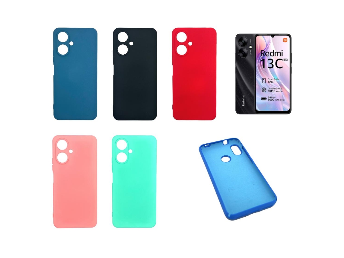 Capa Para Xiaomi Redmi 13c (5g) Capa De Silicone Líquido Ultramacio Slq Movilearvayotoy