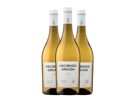 Vinho branco HACIENDA GRIMÓN Blanco Viura Rioja Jovem (0.75 L - 3 Unidades)