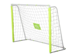 Porta de futebol externa em metal com alvo e traves em tecido Oxford 186x62x123cm amarela BTFORUS