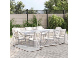 Maison Exclusive - Encerado Transparente Com Ilhós 5x5 M Polietileno