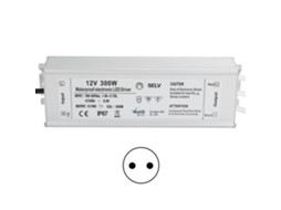 Driver Led de 300w com Tensão Constante Ip67 À Prova D'água Adaptador Transformador de Alimentação