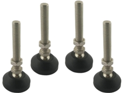 Pés Niveladores Ajustáveis, Pacote Com 4 Unidades, Rosca M8 X 50 Mm E
