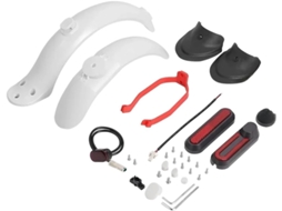 Conjunto De Suporte Feu Arrière Para Scooter, Réfléchissant Com Côté, Abs Resistente À Utilização, Instalação
