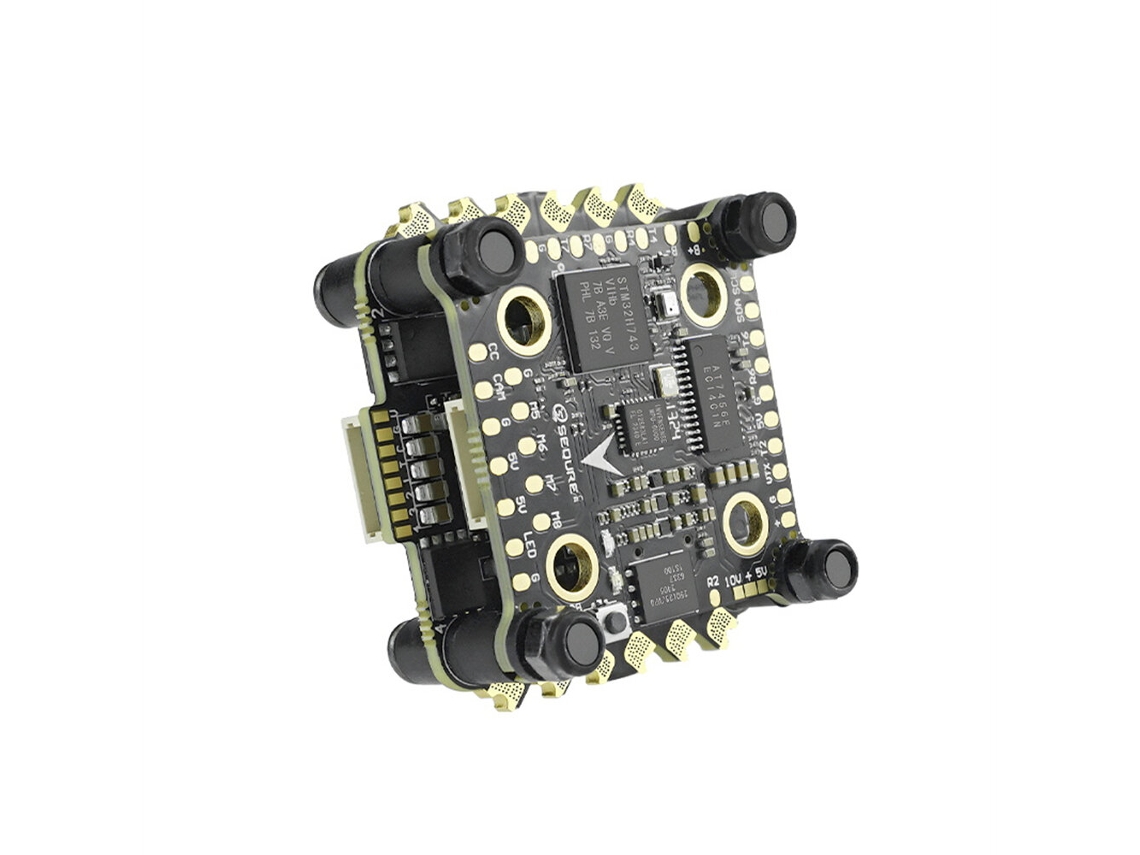 Controlador de Voo Am3230.5mm*30.5mm Sequre H743 e E70 G2 Stack Mpu6000 70a 128k 4 em 1 Esc 4 8s para Drones de Corrida Fpv Freestyle MDUG