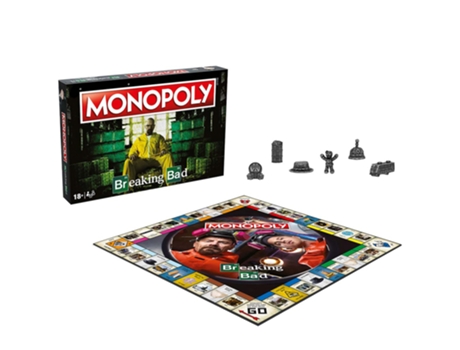 Jogo de Tabuleiro Monopoly Breaking Bad Inglês WINNING MOVES