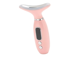 Massajador De Beleza Facial Com Vários Níveis De Vibração Ativação Da Pele Bateria De Lítio Recarregável Para Rosto E Pescoço Rosa Bestvite