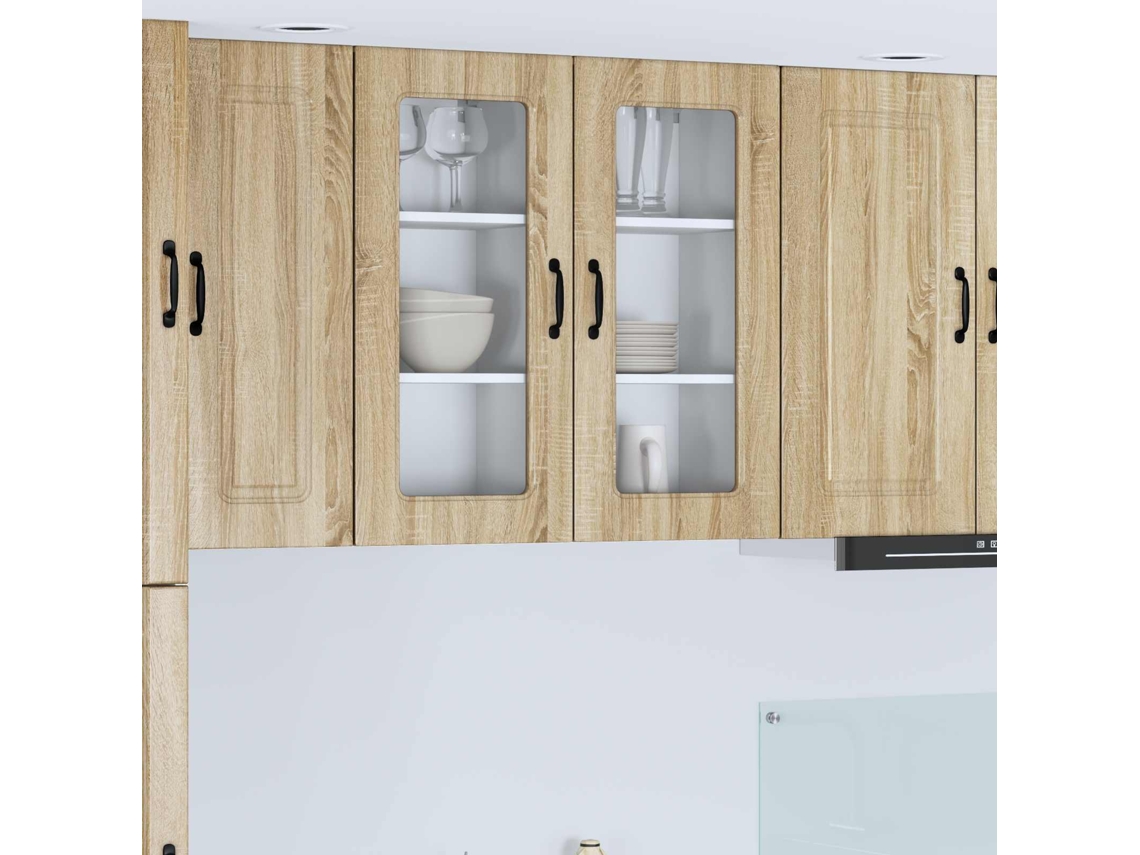 Vidaxl Painel De Lava-louça Kalmar Carvalho Sonoma 40 X 31 X 80 Cm