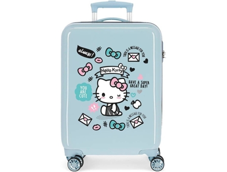 Mala de Viagem HELLO KITTY You are Cute (Cabine - 35 L - Azul)