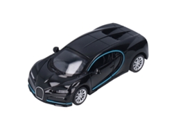 Mali modelo de Carro de Liga Metálica Esportivo 1:36 com Recuo para Crianças 3 Anos + (preto)