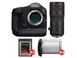Eos R1 + Rf 24 105mm F/2.8 L Is Usm Z + 3 Sandisk 512gb Extreme Pro Cfexpress Type B + 3 Canon Lp e19 + Ebook Pricedirect CANON