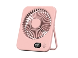 Ventilador Recarregável Com Fluxo De Ar Ângulo Amplo 180 Graus, Mini Portátil.