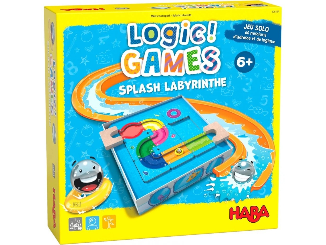 Logic! Games Labirinto Splash Jogo De Raciocínio Para Crianças Haba