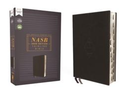 Livro NASB, Thinline Bible, Leathersoft, Black, Red Letter, 2020 Text, Thumb Indexed, Comfort Print de Zondervan (Inglês)