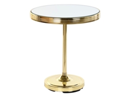 Mesa de Apoio DKD HOME DECOR (Latão - Multicor)