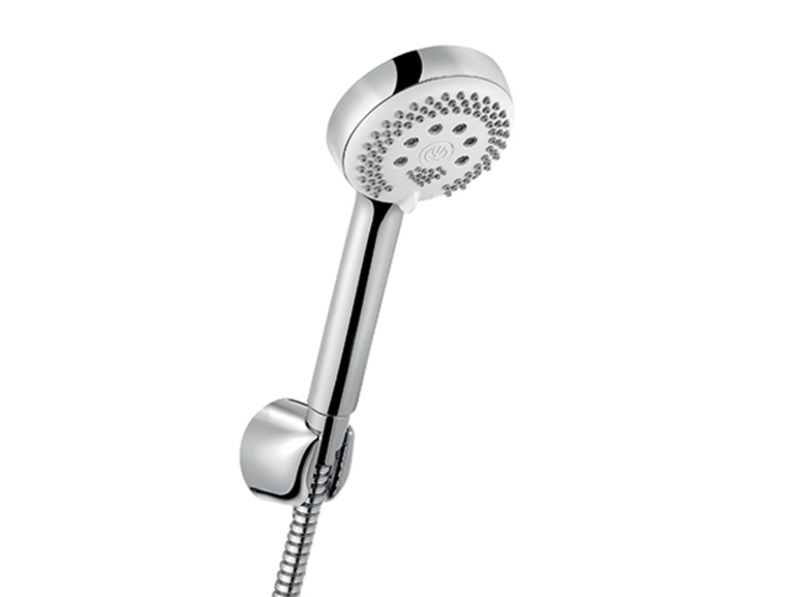 Conjunto De Duche De Banho Kludi Logotipo 3s, Com 3 Tipos De Spray, Cromo, 6803005 00