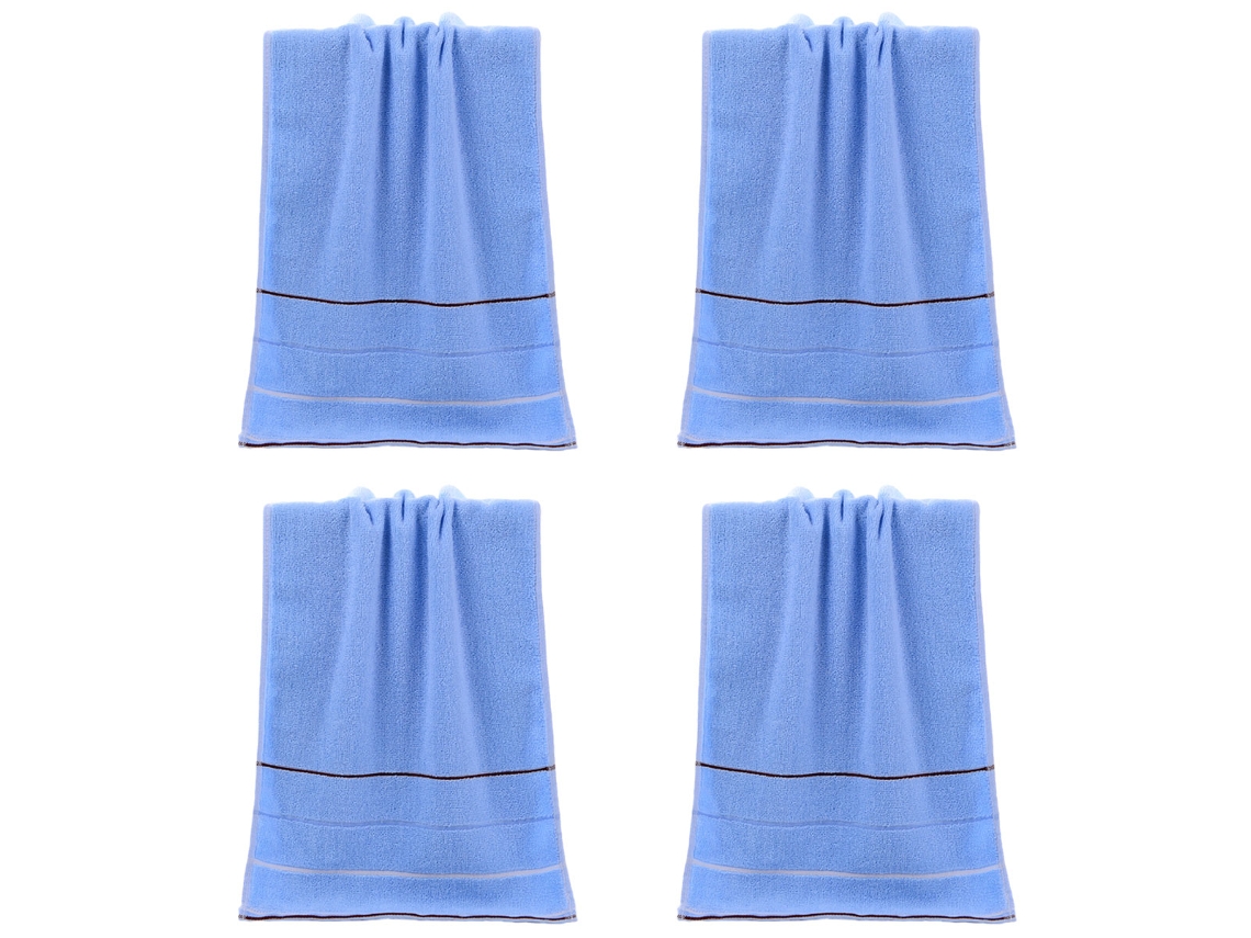 Toalha NEVEANCE Lavagem Rosto Espesso Necessidades Azul (34x75cm)