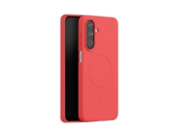 Capa - Bigben Connected - Galaxy A17 4g/5g - Silicone Macio Soft Touch - Magnético Integrado - Vermelho