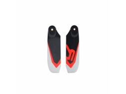 Hélice de Fibra de Carbono Laranja 72mm Alzrc Série R para Helicóptero Rc MDUG
