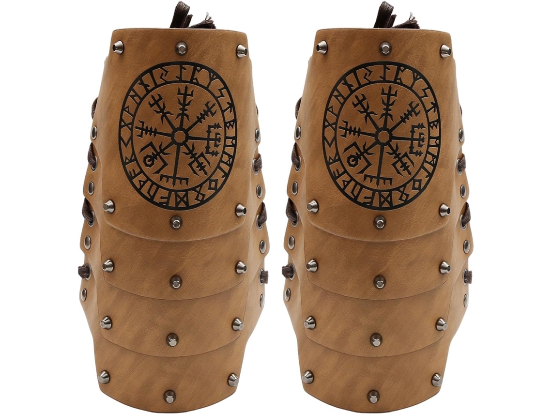 Pulseira Medieval com Relé, Protetor de Pulso Ajustável, Acessórios de RPG, Proteção Medieval para Casa e Mulheres