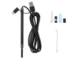 Aetheria colher Visual de Ouvido 3 em 1 Endoscópio Usb Hd Câmera 5.5mm Limpeza Otoscópio Mini