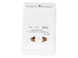 Conversor de Energia 70w Transformador Bivolt 2 Canais para Viagens com Potência Real 30w | S/MARCA