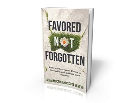 Livro Favored Not Forgotten Embrace the Season Thrive in Obscurity Activate Your Purpose de Scott Silverii Adam McCain (Inglês)